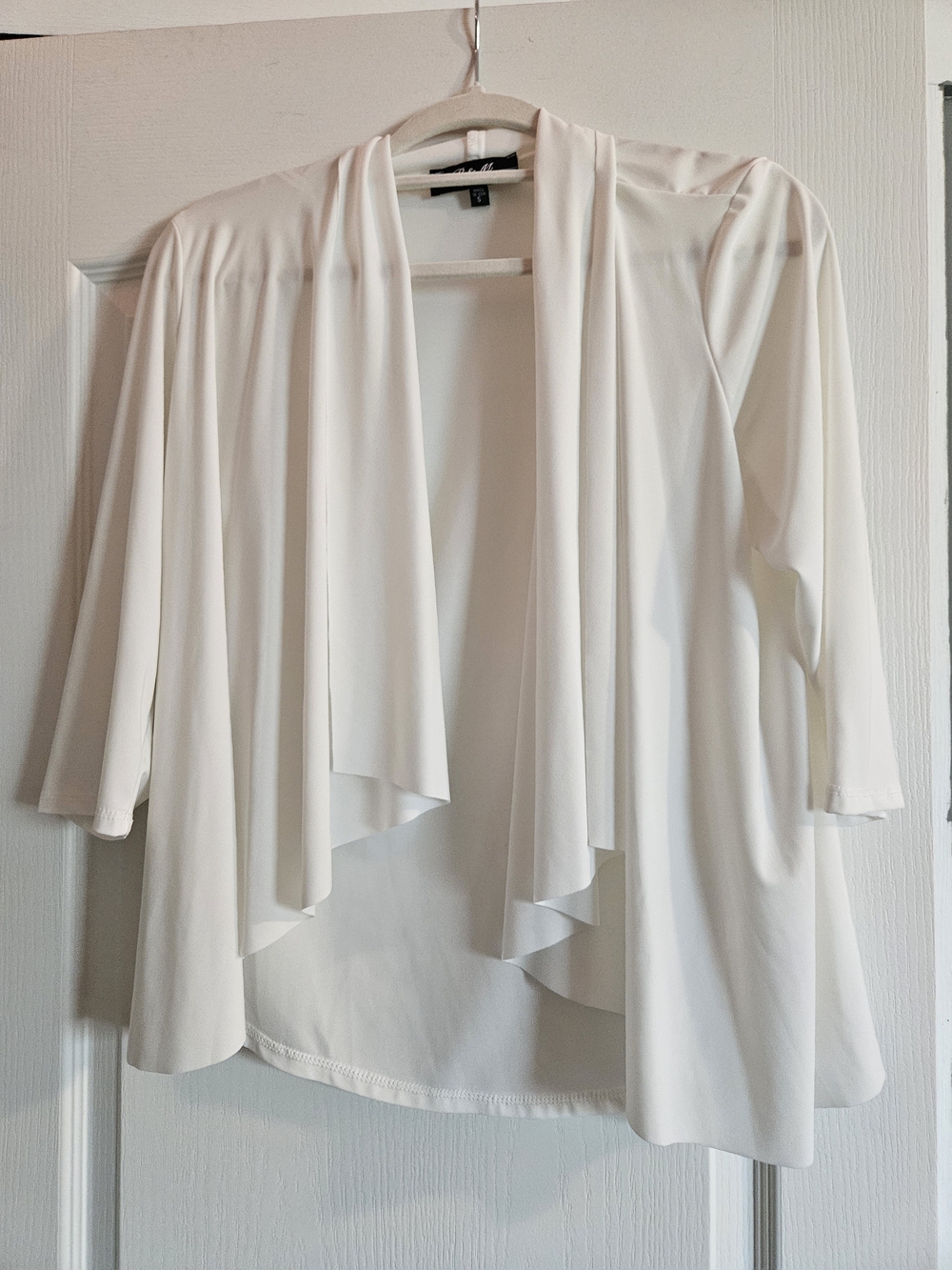 3 For $15🎊 Lightweight White Draped Open Cardigan